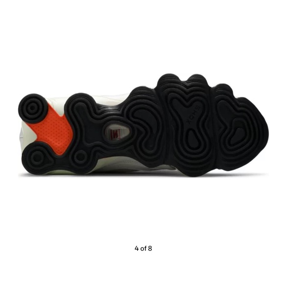 Nike shox nova white team orange sneakers - Picture 4 of 5